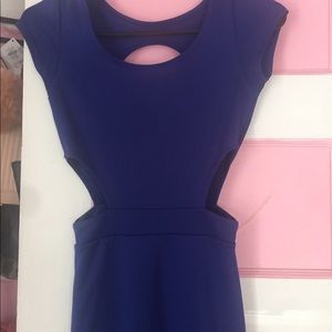 Blue going out dress